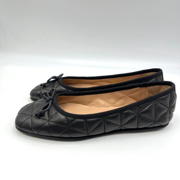Amazon.com: Aerosoles, Women, Catalina, Graphite PU Leather  Aerosoles Womens Size‎ 6.5 Catalina Black Quilted Leather Ballet Flats Shoes